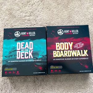 Hunt a killer mystery puzzle game (both games included with purchase)